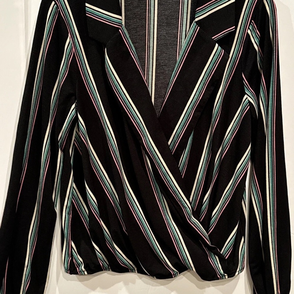 June & Hudson Multicolor Striped Blouse